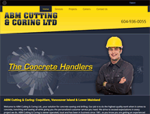 Tablet Screenshot of abmcuttingandcoringltd.com